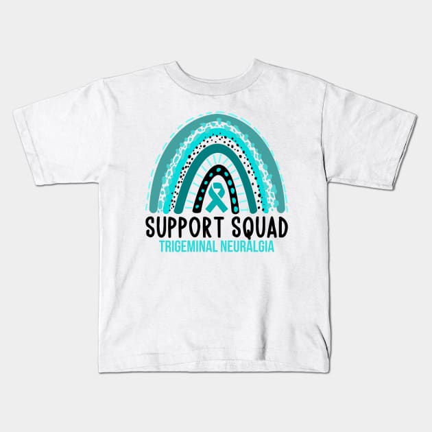 Trigeminal neuralgia support squad - trigeminal neuralgia warrior Kids T-Shirt by MerchByThisGuy